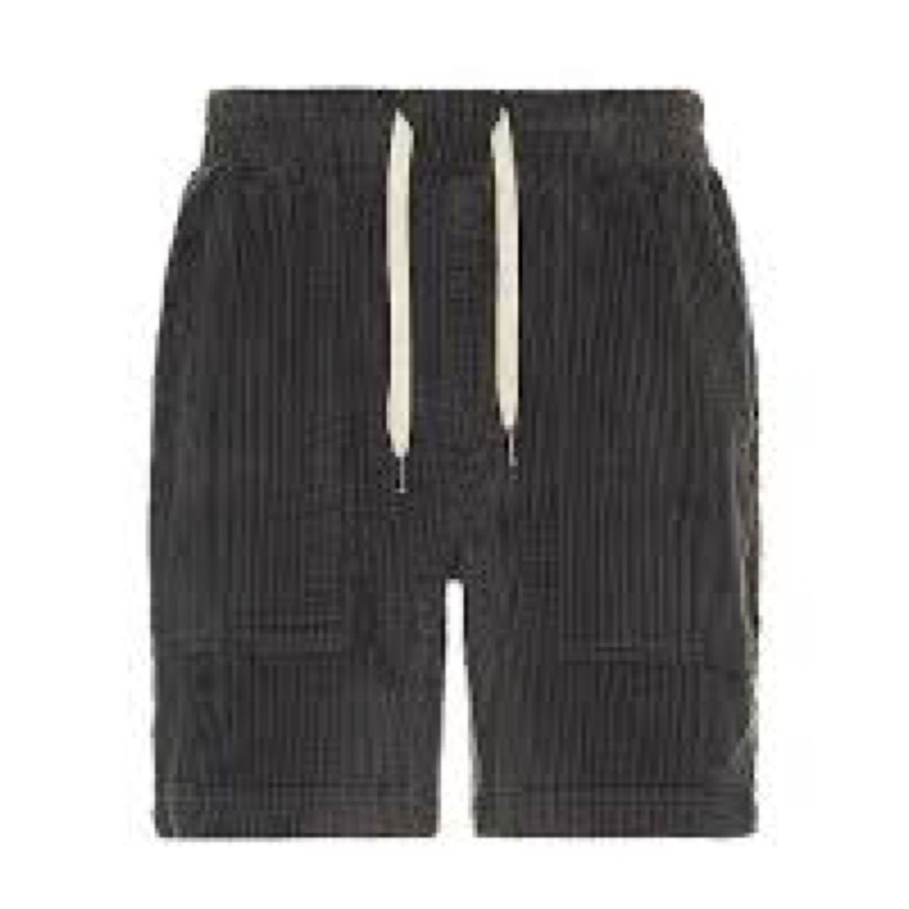 Rails Caleb Corduroy Mens Shorts Drawstring Elastic Waist Navy Size L